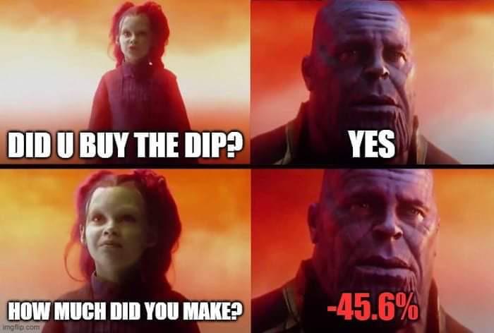 Losing at the dip image