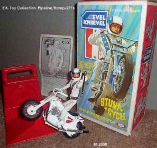 Evel Knievel Stunt Cycle and Action Figure