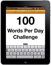 100 Words Per Day Challenge (cc) Douglas Cootey