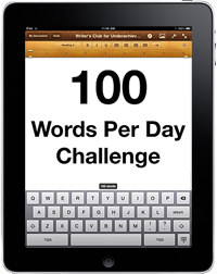 100 Words Per Day Challenge (cc) Douglas Cootey 100 Words Per Day Challenge (cc) Douglas Cootey