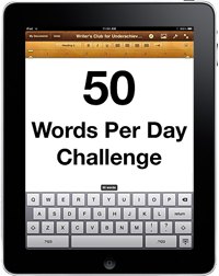 50 Words Per Day Challenge (cc) Douglas Cootey