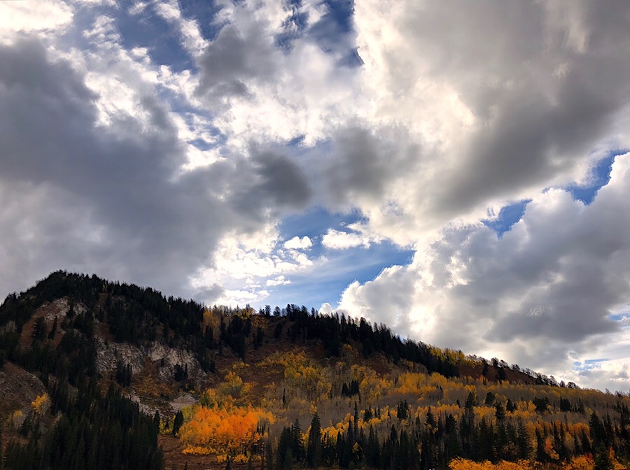 Stunning clouds at Silver Lake